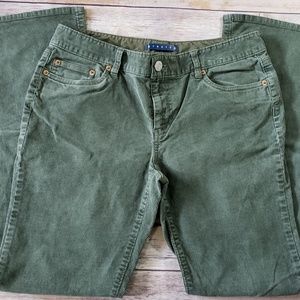 Old Navy Sage Green Stretch Corduroy 8